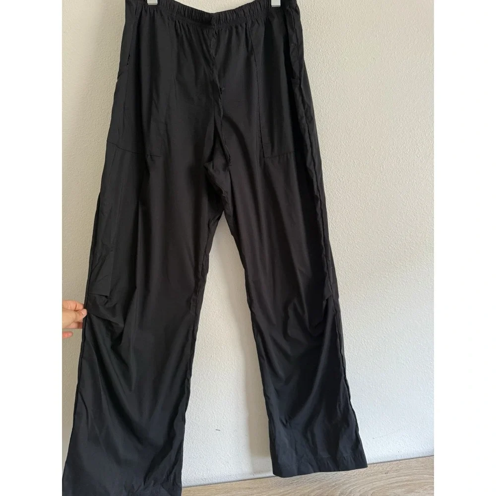 Be Present Yoga Pants Relax Fit Wide Leg Drawstring Waist Women's Sz XL